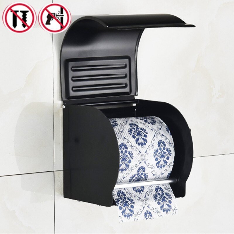 Bathroom tissue box free punching toilet paper towel holder toilet paper tray paper box paper tube box toilet paper rack