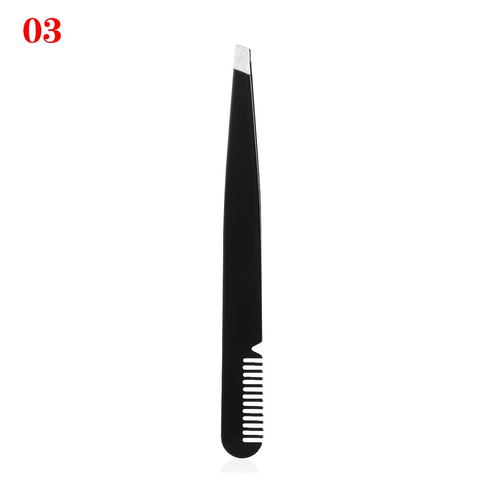 1PC Eyebrow Scissor Eyebrow Trimmer Eyebrow Eyelashes Nose Hair Scissor Stainless Steel Manicure Scissors Cutter Nail Makeup: 03