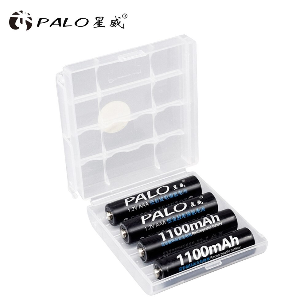 PALO-pilas recargables AAA ni-mh para linterna de juguete, 1,2 v, 1100MAH, 3a, 4 Uds.