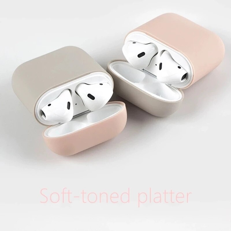 Funda de silicona blanda para auriculares Airpods 1/2, accesorios para auriculares, funda protectora para Apple AirPods 2