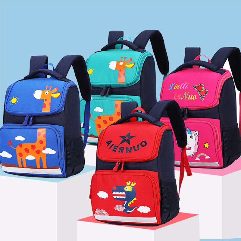 Primary Children Unicorn Backpack Dinosaur School Bag Kid Cute 3D Cartoon Orthopedic Satchel for Girl Mochila Infantil Escolares