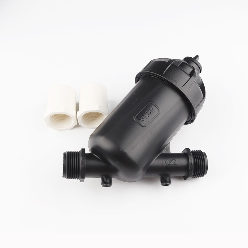 Farm-oriented Screen Filter Agricultural Irrigation 120 Mesh Micro Spray Filter with PVC PP Quick Connector 3/4 1 1.2 1.5 2": 0.75 / with pvc connector
