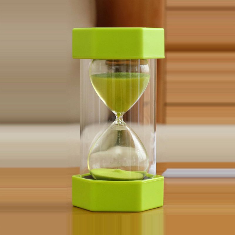 Desktop Sand Clock Timer 10/15/20/30/60 Minutes Child's Striking Hourglass Timer