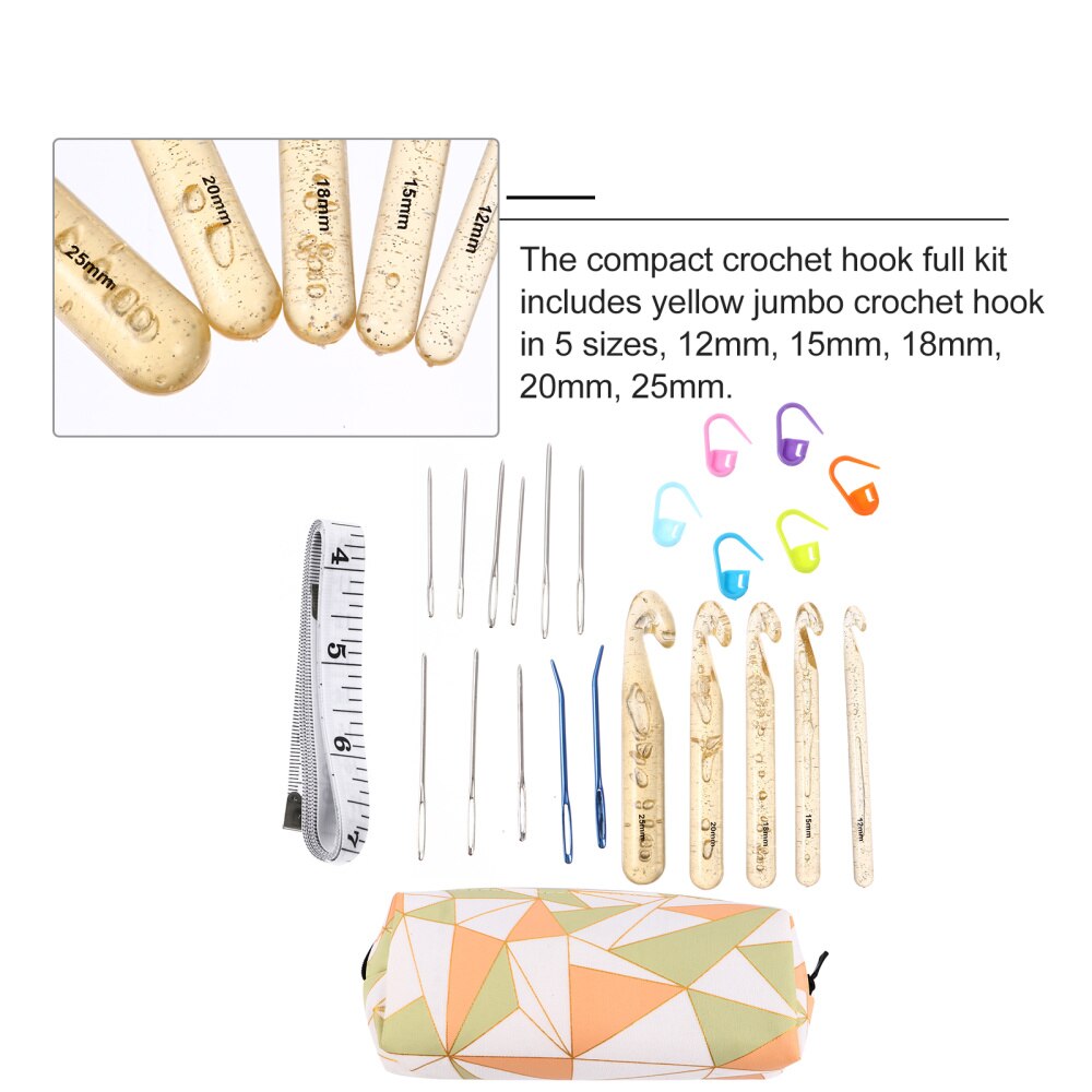 1 Set Haak Naalden Set Met Stitch Markers Haaknaalden Voor Beginners