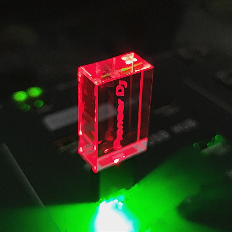 Brand Usb 3.0 High Speed Schrijven Lezen Kleurrijke Led Licht Dj Premium Led Pendrive Met Doos 16Gb 32gb 64Gb 128Gb