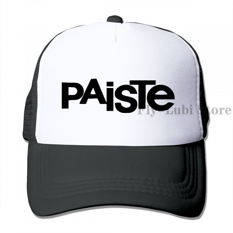 Paiste Trommel Logo Grafik Baseball cap männer frauen Trucker Hüte verstellbare kappe: 3-Black