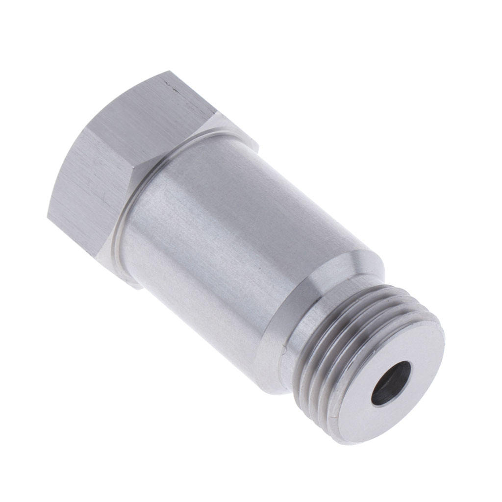 Stainless Straight O2 Sensor Extension Spacer Fix Adapter 45mm - M18 X 1.5