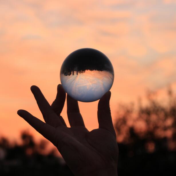 60/70/80Mm Crystal Ball Fotografie Fengshui Magic Glas Bal Home Decor Glas Sphere Bola De Cristal: 80mm / no base