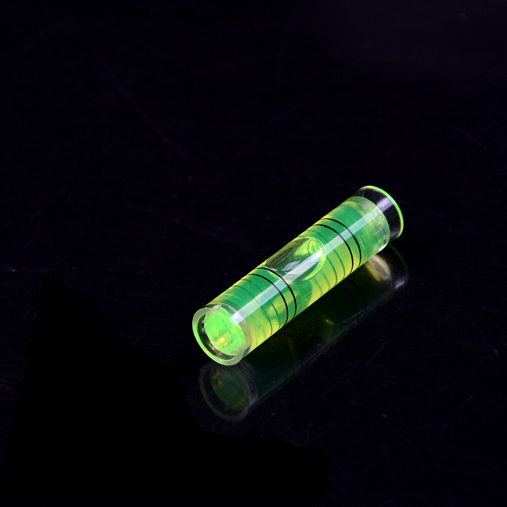 5Pcs/Lot 9.5*40mm DIY Mini Bubble Level Spirit Level High Accuracy Inclinometer Liquid Level Indicator For Compass
