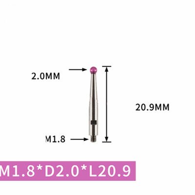0-0.8mm precyzyjny wodoodporny czujnik zegarowy test wskaźnik dźwigni czujnik zegarowy skala miernik dokładność wskaźnik Center znalazca mikrometr: M1.8xD2.0