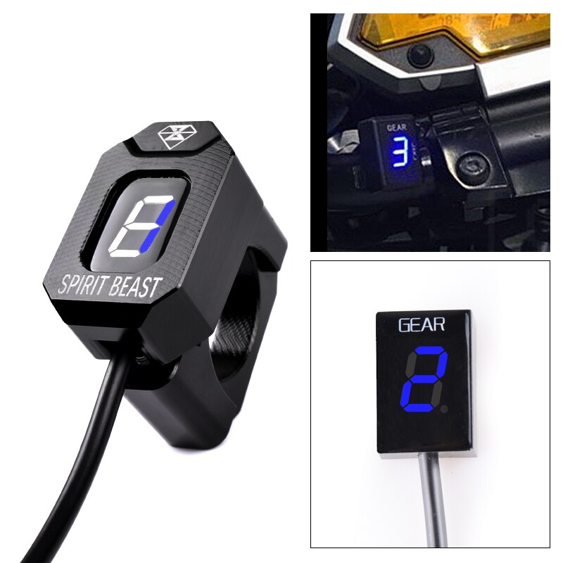 Pour Yamaha YFZ450 ATV YFZ 450 2007 Moto1-6 niveau compteur numérique moto Plug & Play indicateur de vitesse accessoires de moto