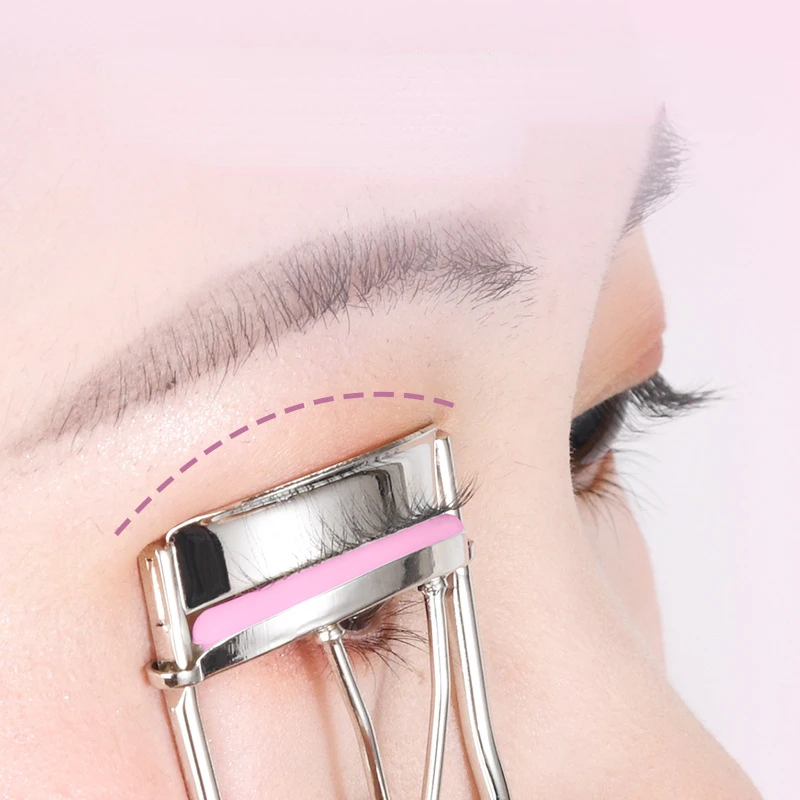 Metal Eyelash Curler Beauty Makeup Stainless Eyelash Brush Comb Mascara Curl Makeup Tool Eyelashes Separator brush