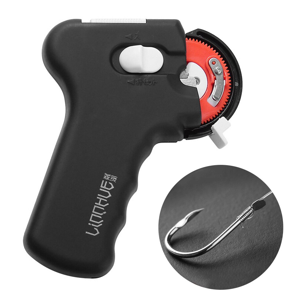 Automatische Vissen Tools Draagbare Elektrische Vishaak Tier Machine Vis Accessoires Tie Snelle Vishaken Lijn Koppelverkoop Apparatuur