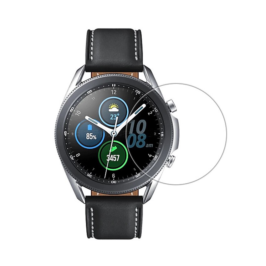 3Pcs Voor Samsung Galaxy Horloge 3 41Mm/45Mm Hd-Clear Gehard Glas Screen Protector