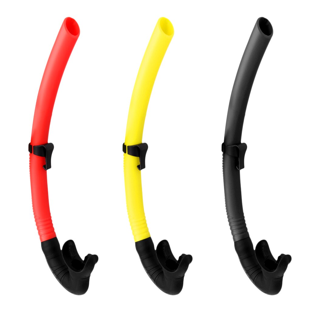 Universal Wet Breathing Tube Snorkeling Snorkel Underwater Free Diving Scuba Air Tube Swim Equipment with Silicone Mouthpiece