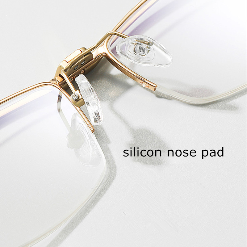 Montura de Gafas de titanio puro para hombre y mujer, anteojos ultraligeros Vintage ovalados, graduados, Gafas ópticas de tendencia para Miopía