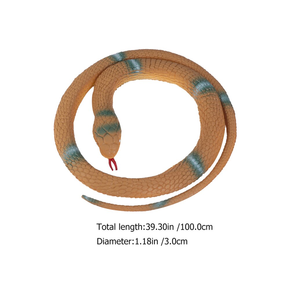 2 pcs Simulation Pythons Decorative Soft Plastic H... – Grandado