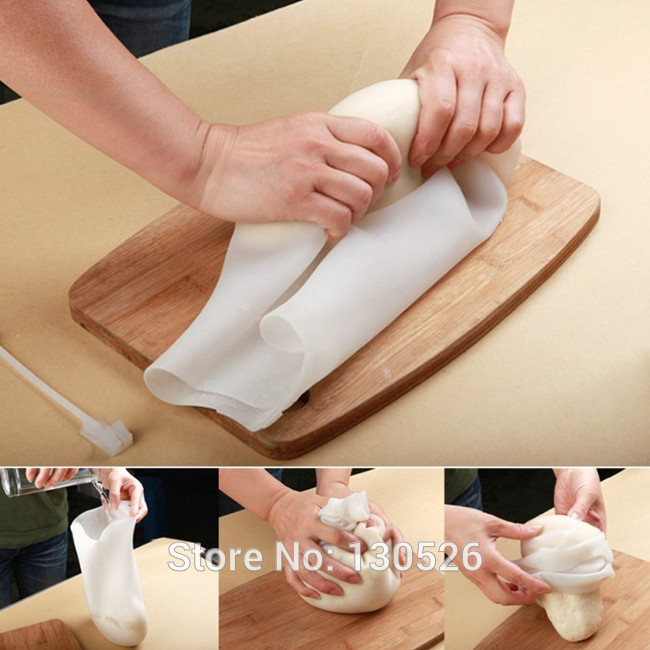 Diy eetbare siliconen gel voedsel kneden en processing behoud zak kneden deeg zak silicagel kneden bag meel zak