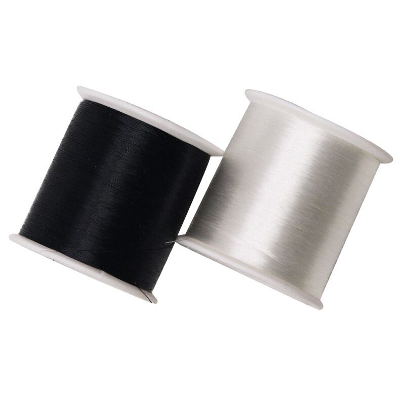 100m nylon tråd uelastisk tråd armbånd smykker diy tøjmaterialer sytråd 0.13mm