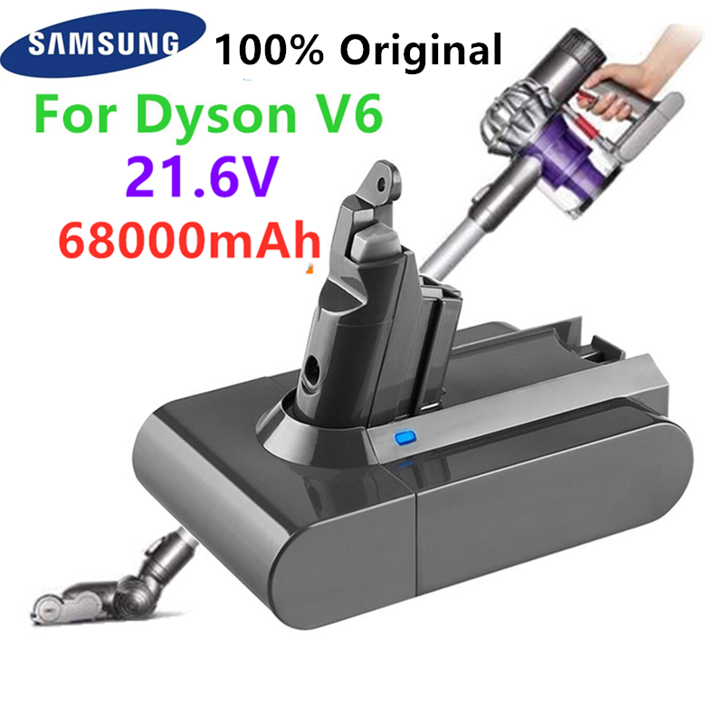 2022 neue Dyson V6 38000mAh 21,6 V Li-Ion Batterie für Dyson V6 DC58 DC59 DC61 DC62 DC74 SV07 SV03 SV09 Staubsauger Batterie: V6 68000mAh