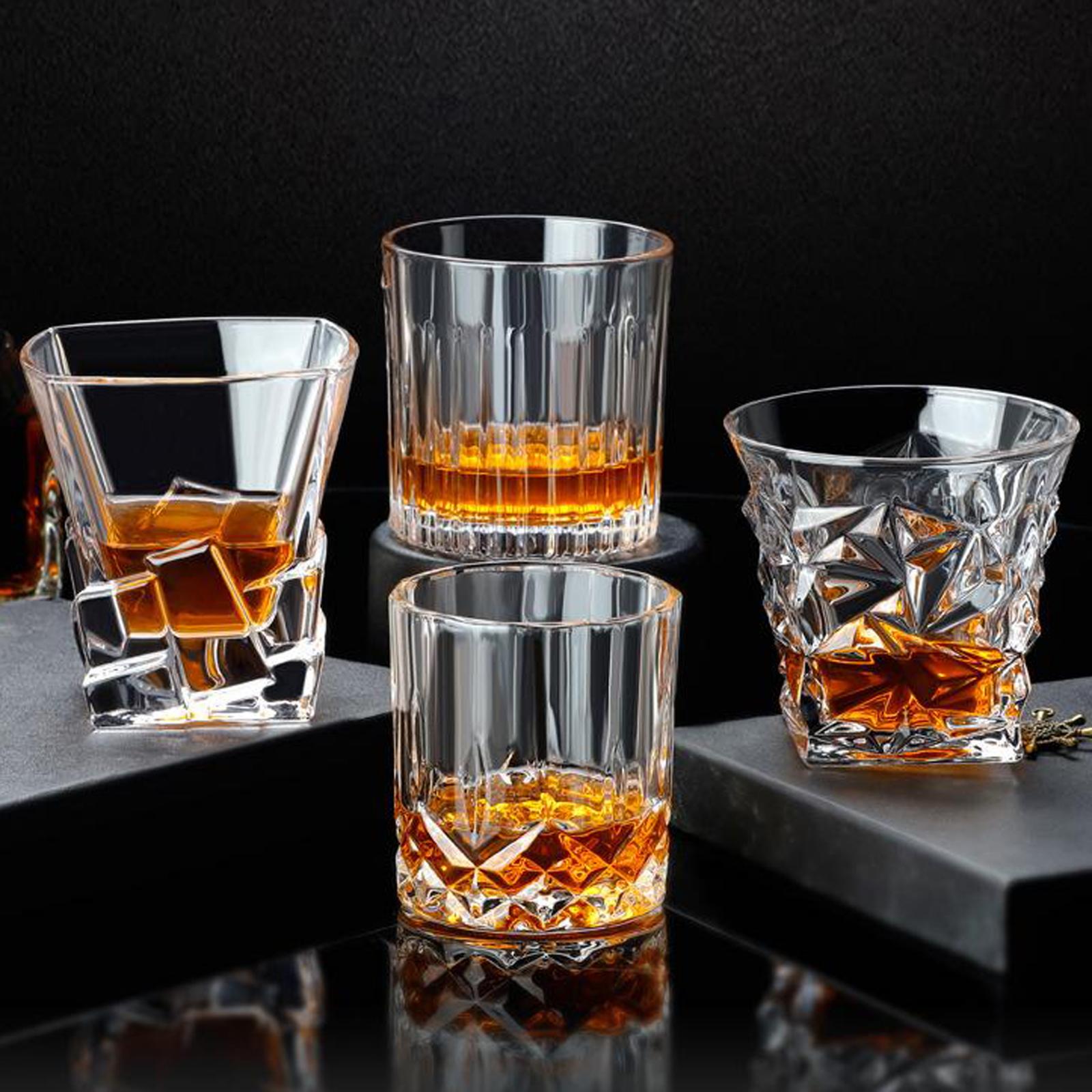 Transparent Whiskey Glass Heat Resistant Beer Glass Wine Water Tea Cup Home Bar Drinkware