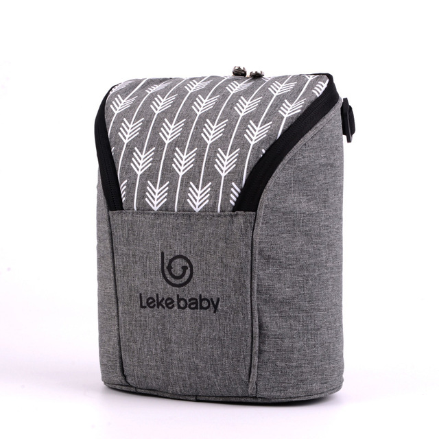 Lekebaby Baby insulation bag Maternity Handbag Feeding Bottle Food Warmer Pail Fresh-keeping Cooler Bag for baby care Mom Kids: Default Title