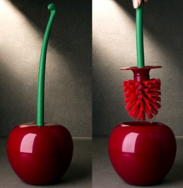 Cherry Vorm Clean Tool Wc Badkamer Wc Borstel Wc Borstel Badkamer Supply Tool Duurzaam: Rood