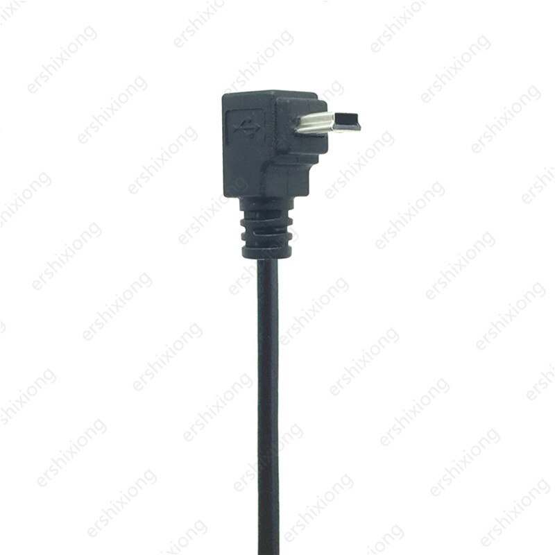 Mini Usb Kabel 5Pin Stekker Aan Vrouwelijke Jack Extension Data Adapter Lead Kabel Haakse 90 Graden Cord 25cm: UP