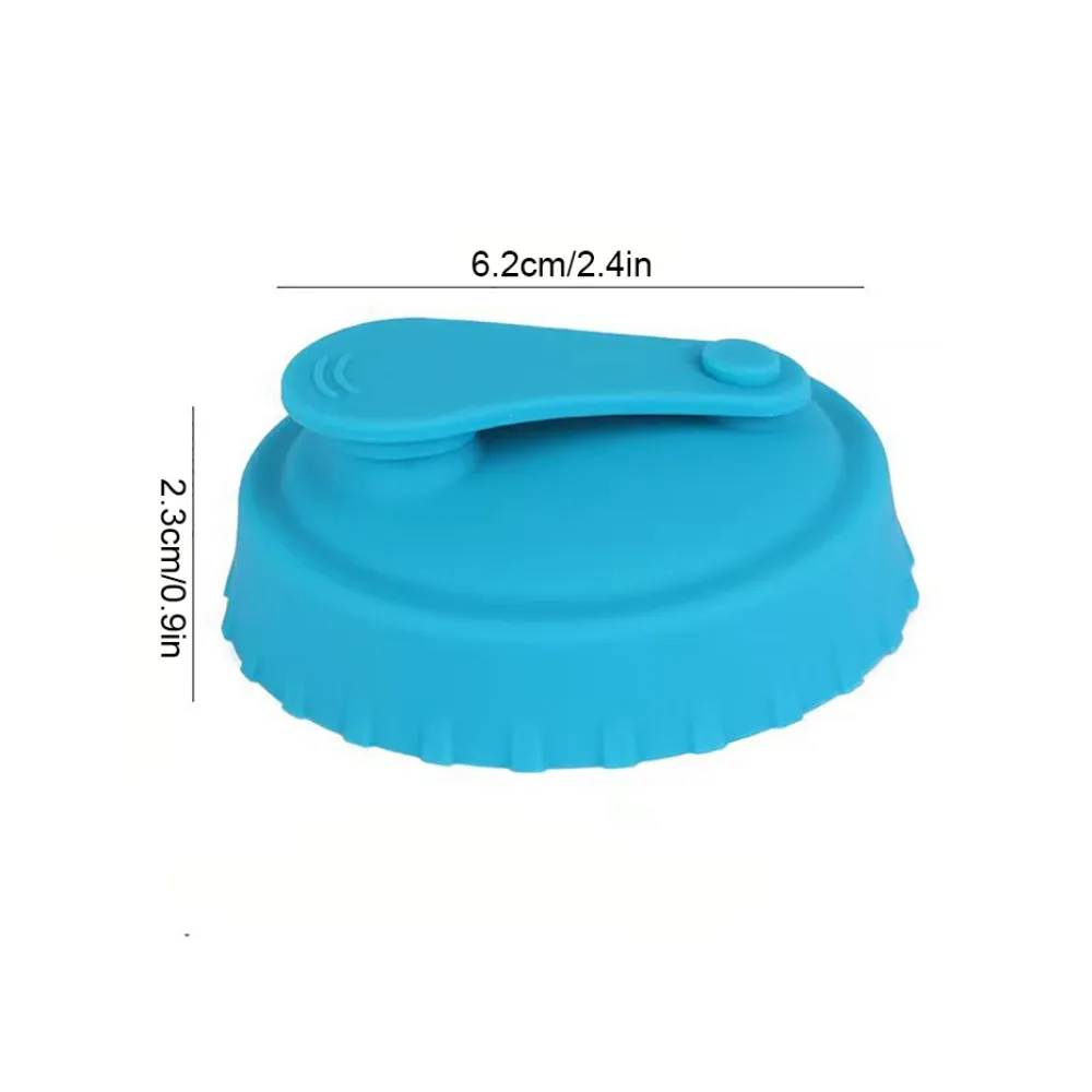 Tapa de lata de Soda de silicona de 6 colores, tapón de lata reutilizable para bebidas de cerveza, zumo, bebida de Coca-Cola, se adapta a latas estándar, lata protectora de Coca-Cola