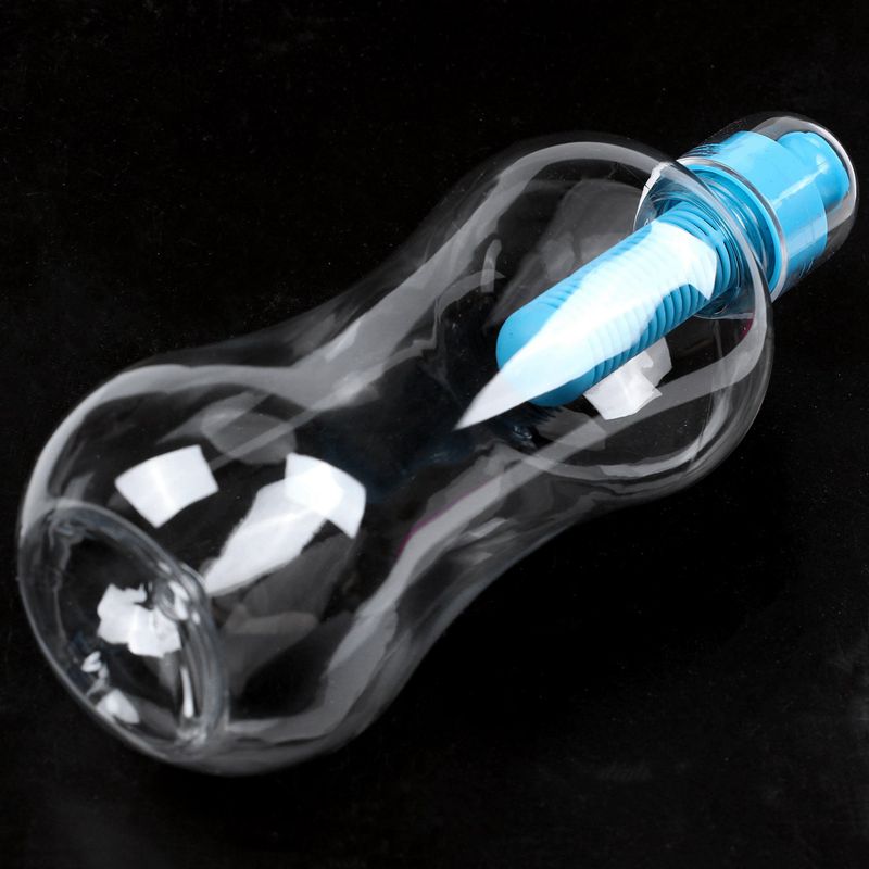 550ML Outdoor Water Bobble Hydration Filter Bottle Filtered Drinking, Yellow