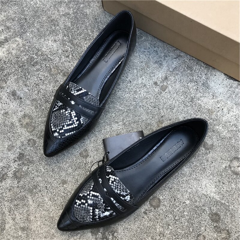 DREAM PAIRS Dames Slip-on Modieuze Werk- en Kantoor Loafers, Zwart Pu, 39.5 EU