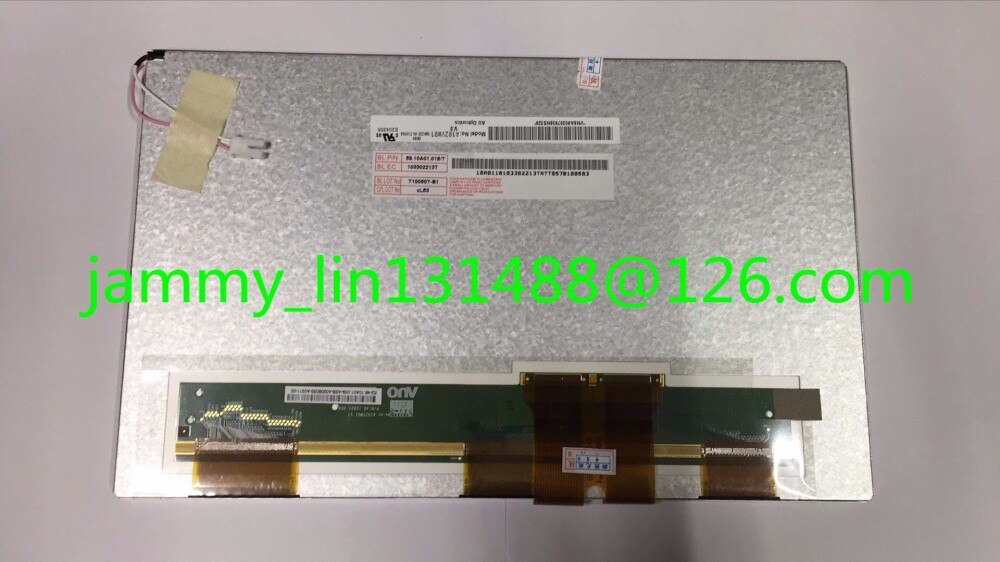 Brand AUO 10.2 inch lcd display A102vw01 V.0 v1 v3 v7 DVD LCD industrial monitor vehicle instruments