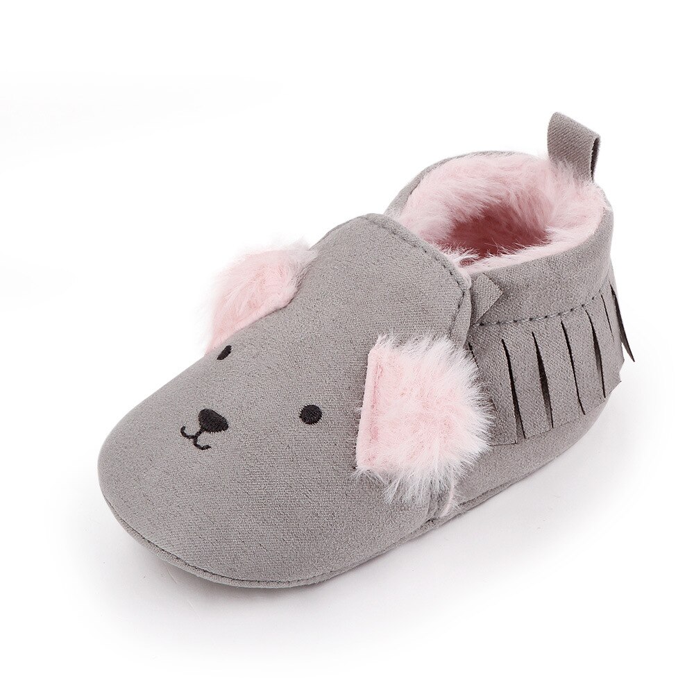 ¡Invierno ! Bonitas botas de bebé de estilo Animal, zapatos de bebé para primeros pasos