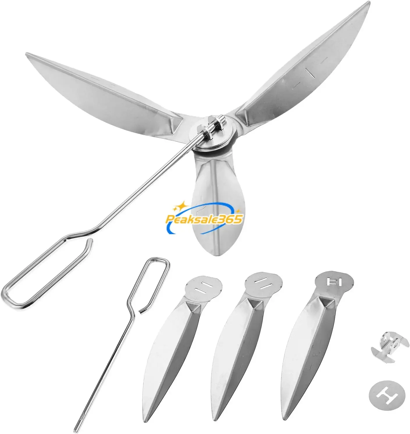 18-1/2- tommer grill one-touch rengøringssystem sæt 47 cm til weber 90992 3618 7443 307443 307408 90719 kulgrill/kedel 7444