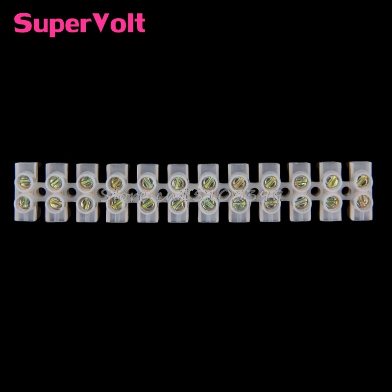 Screw Terminal Barrier Connector 10pcs Electrical Wire Connection 12Position Barrier Terminal Strip Block 3A Best