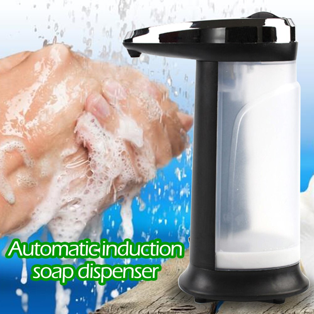 Dispensador automático de jabón líquido de 400ml, Sensor inteligente, recipiente para lavar las manos, conjunto de accesorios para el baño y la cocina del hogar