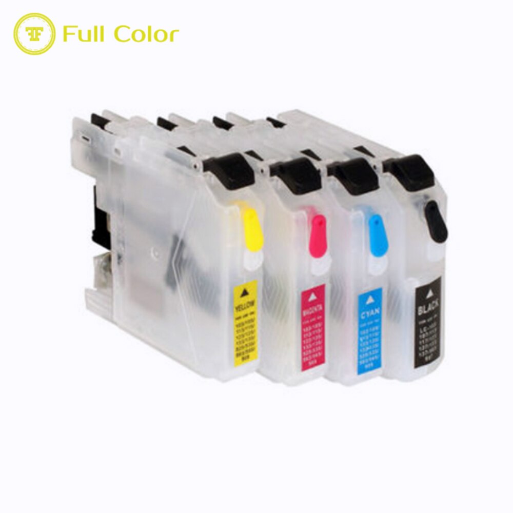 A todo color recargable cartucho vacío con rearme automático chip LC-563 lc563 hermano MFC-J2310 MFC-J2510 MFC-J3520 MFC-J3720