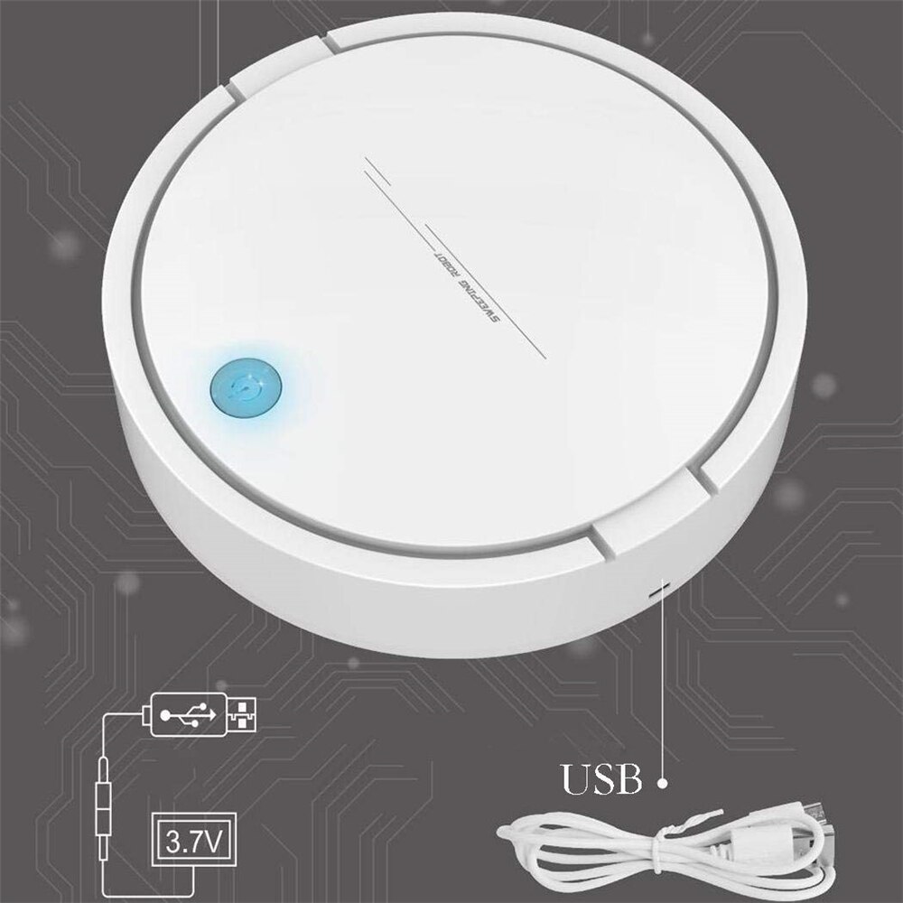 USB Rechargeable Smart Robot Vacuum Cleaner Automatic Sweeping Mopping Machine Robotic Vacuums