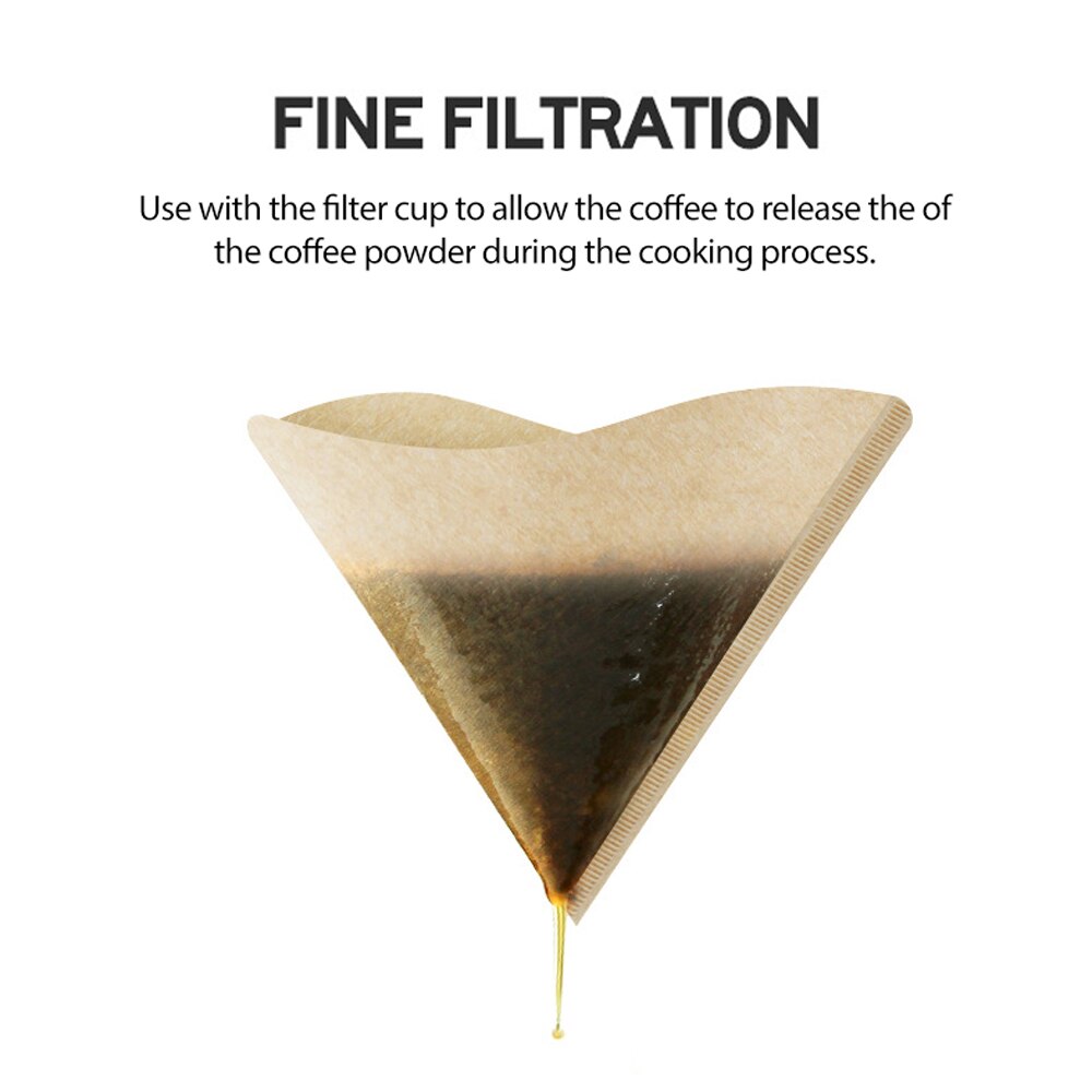 Stainless Steel Coffee Filter Holder Reusable Coffee Filters Dripper v60 Drip Coffee Baskets Wooden Drip Paper Espresso Coffee