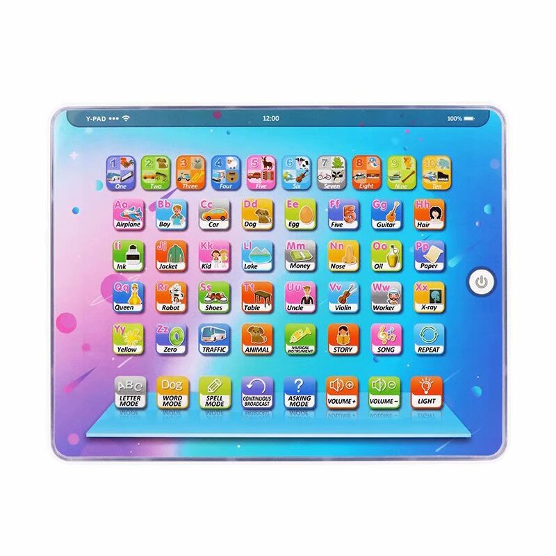 kids Computer Baby Tablet Computer Toy For Children Computer Early Learning Pad Multi-Function Electronic Educational Kid Tablet