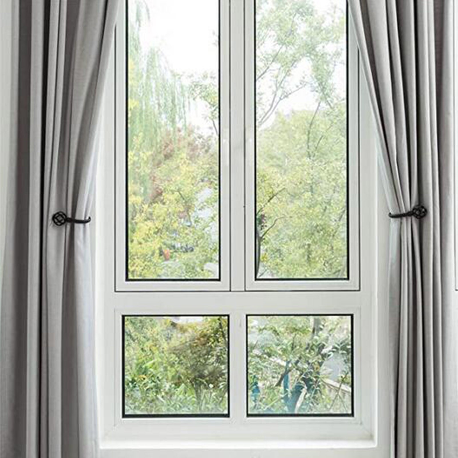 Curtain Hook Strap Wrought Iron U-shaped Window Decoration Accessories QW