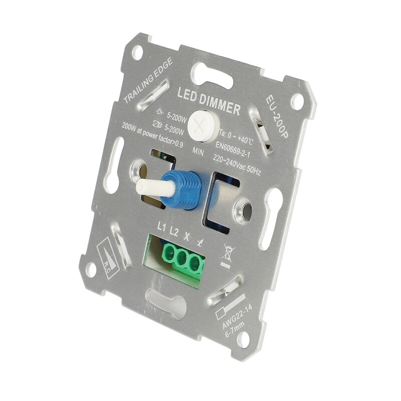 200W Triac Dimmer 220VAC Dimming LED Lights Switch Dimmable Adjustable Brightness Controller Driver Panel Bulb Lamps Module