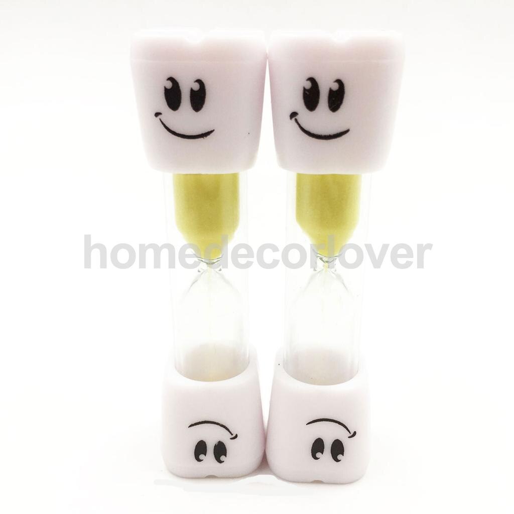 Sabbia di Vetro Clessidra Timer Bambini Lavarsi I Denti Spazzolino Da Denti Conto Alla Rovescia Contatore Sabbia Uovo Timer Orologio 3 Min: Yellow