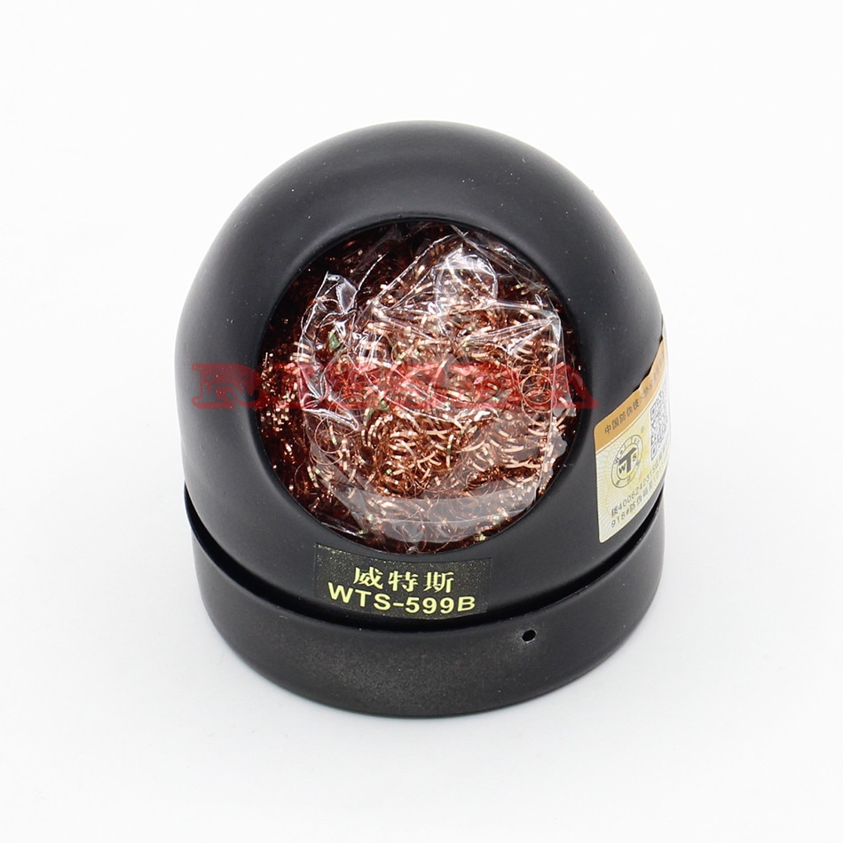 Soldering Iron Tip Cleaner with Wire Sponge Detin Tools Clean Copper wire BGA tool