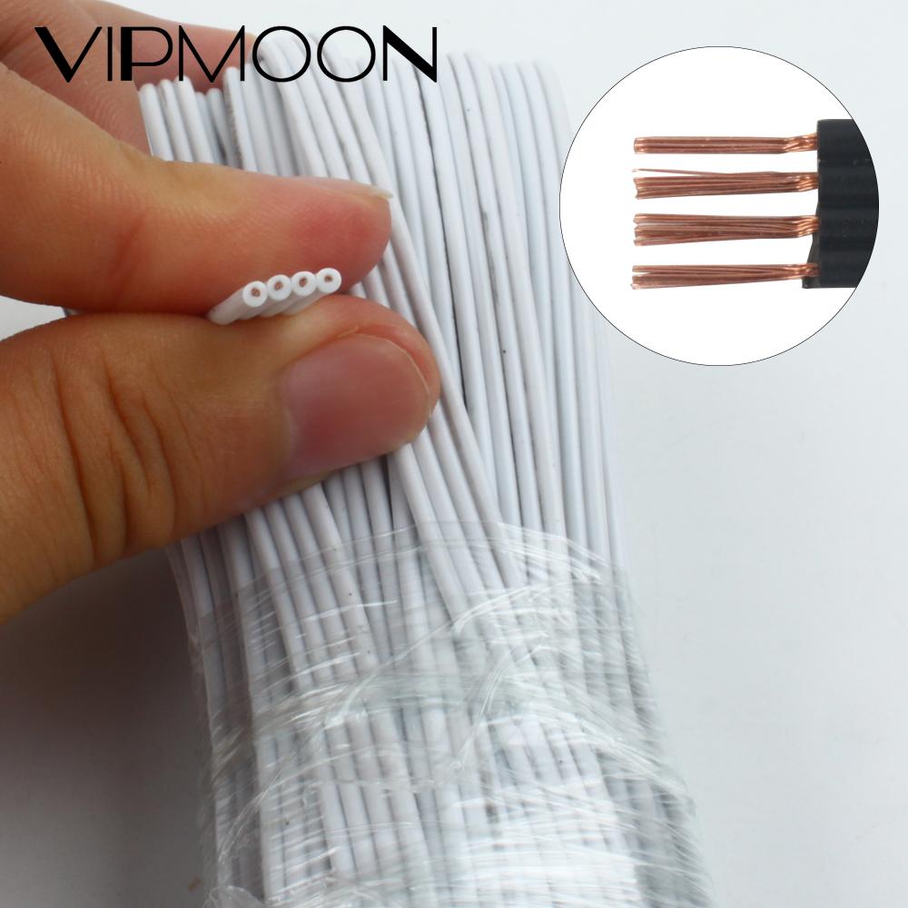 1m 5m 10m 20m 4 pin forlænger rgb ledning kabel ledning ledning led rgb stik til 5050 2835 smd rgb led strip rgb controller hvid
