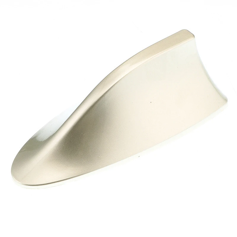 Car Shark Fin Antenna Wireless Aerials Radio FM Signal Receiver Roof Radome Antennas Auto Styling Parts Model for All Car Models: WHITE