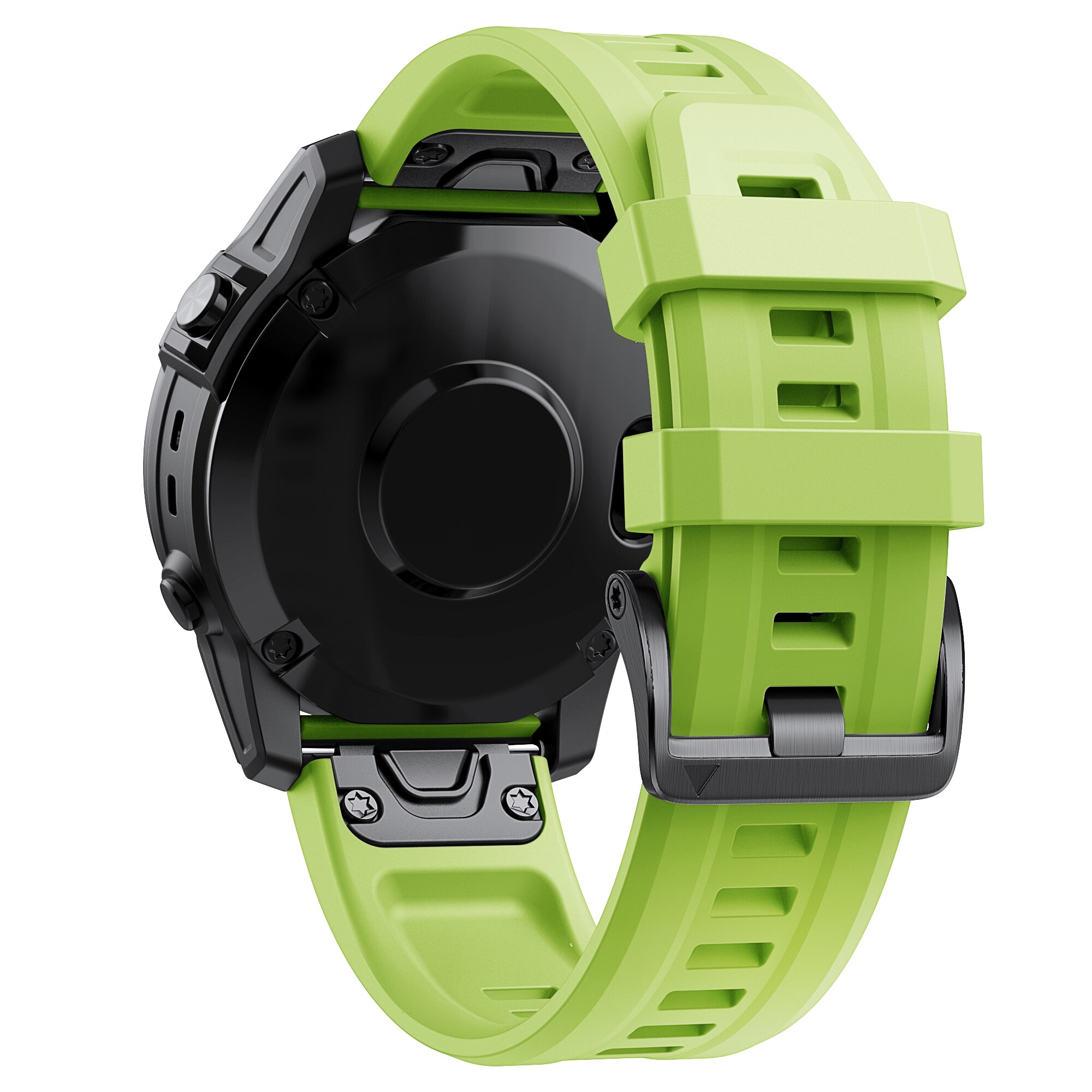 22 26mm Strap For Garmin Fenix7x/6x/6x Pro/5x/5x Plus Quick Fit Silicone Watchband for Fenix 5 6 7 Watch Bracelet Wristband: green / 22mm