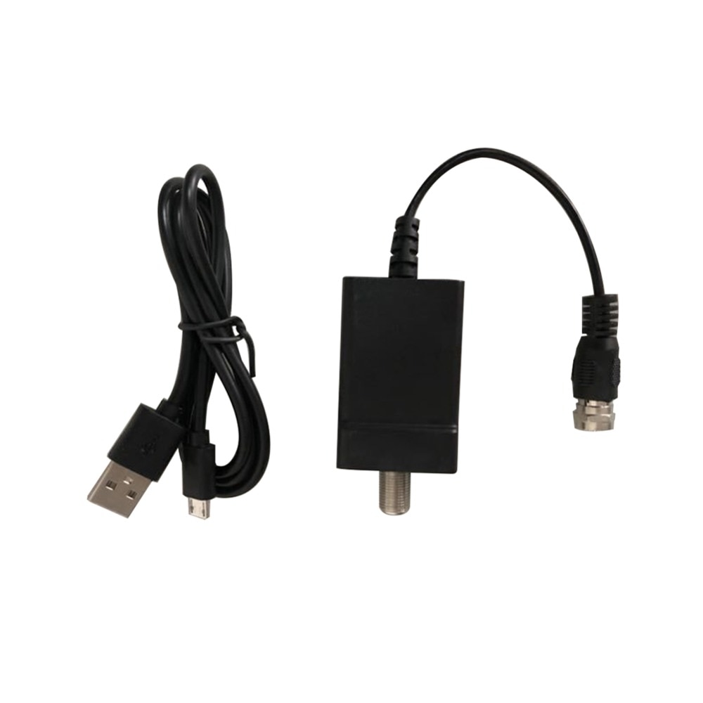 Black Indoor HDTV Aerial TV Fox Signal Amplifier Signal Booster for Cable TV Antenna + USB Power