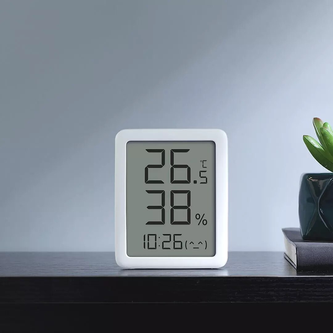 Från xiaomi youpin mmc termometerskärm lcd stor digital display termometer hygrometer temperatur fuktighetssensor