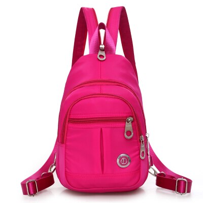 2020 novo pacote de peito crossbody bolsas femininas casuais do sexo feminino messenger cross corpo bolsa de viagem sacos de ombro volta pacote bolsos mujer: Rose red